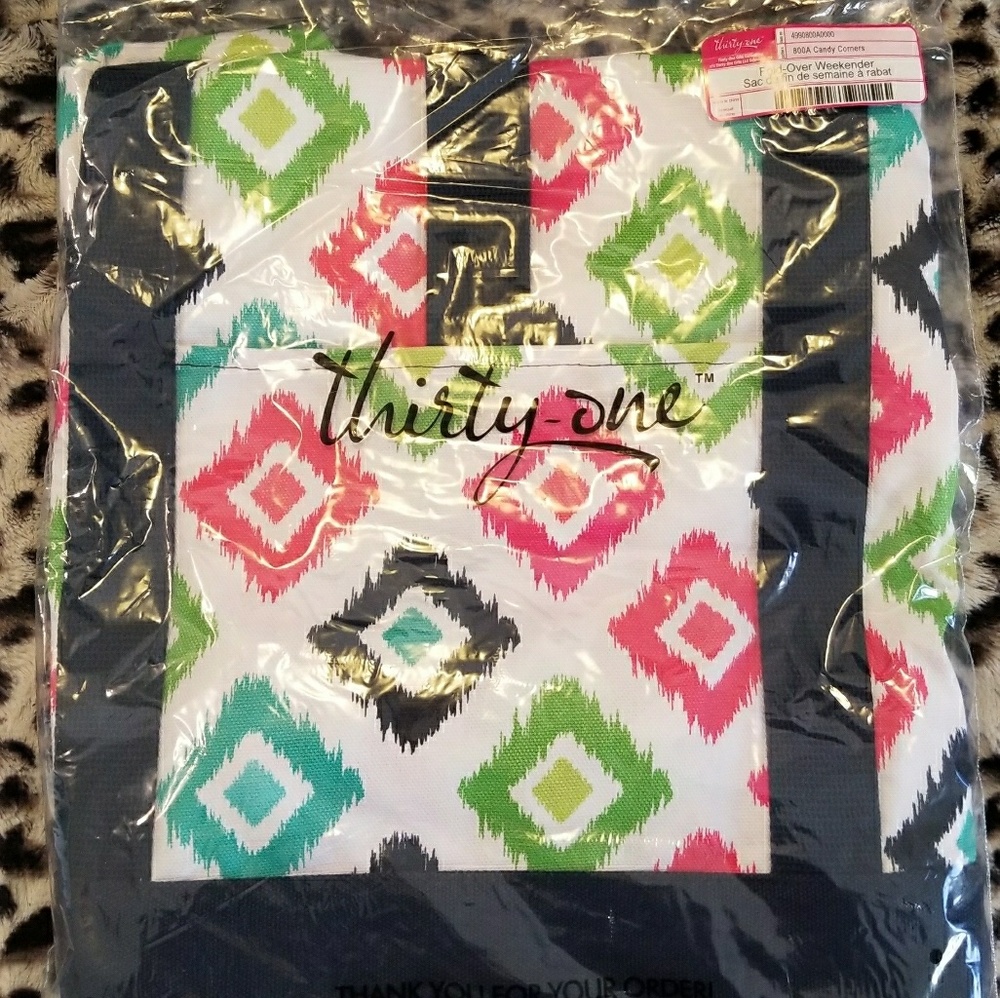 Thirty-One Fold Over Weekender Bag